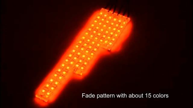Super 6Pcs 15 RGB Multi Color  Flexible LED NEON Light Strip  (L01-095)