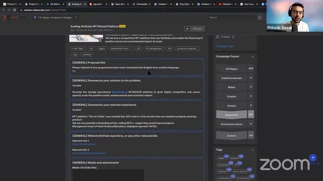 Cardano Project Catalyst Fund 9 Voting Q&A - Kaizen Crypto Livestream