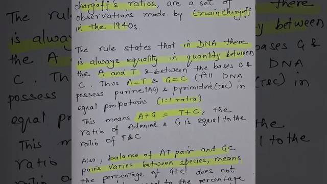 #Chargaffsrule #neet