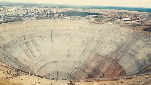 Река Лена,Алмазная трубка Мир!