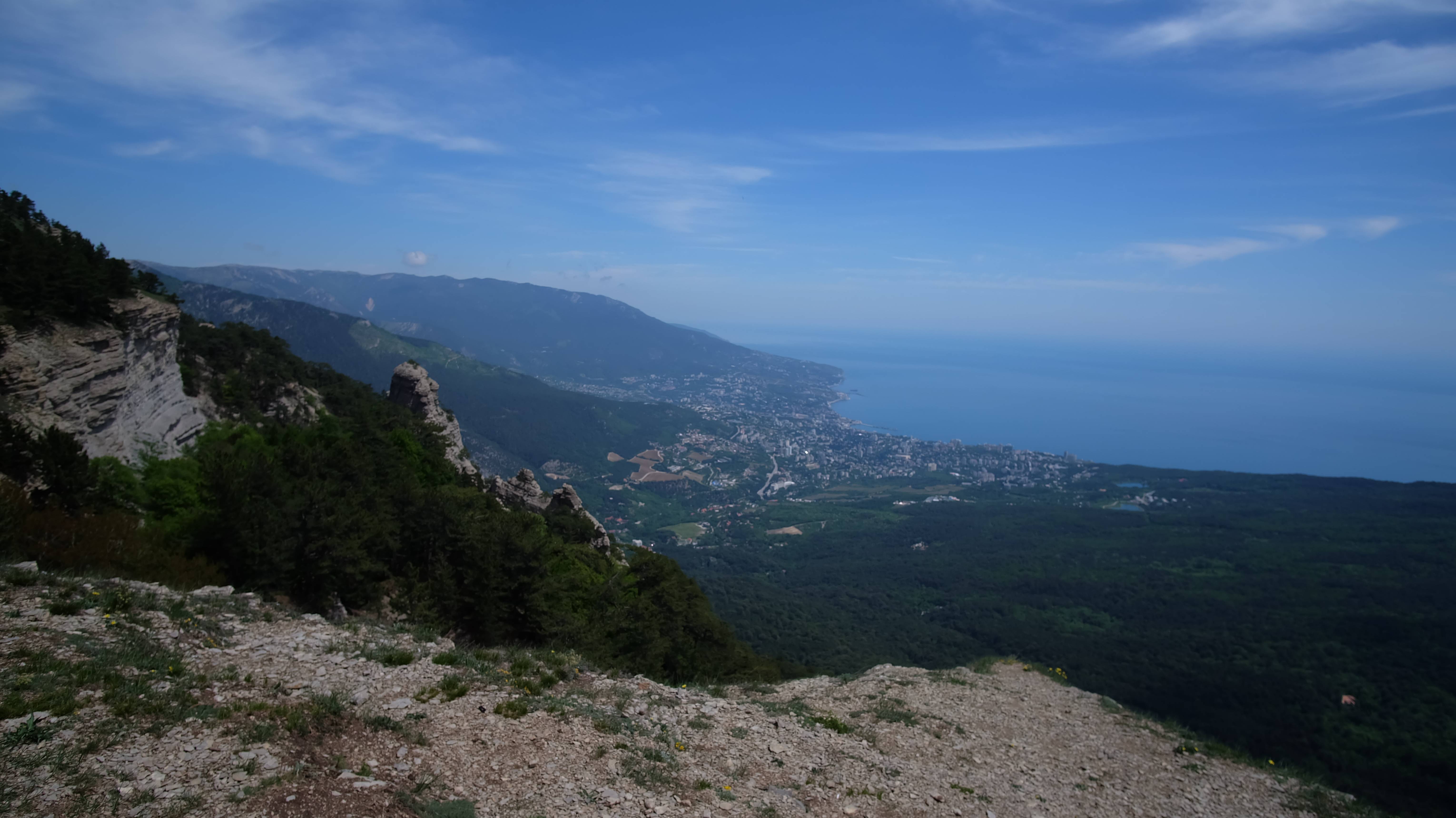 01.Крым. Спуск по Таракташской тропе.