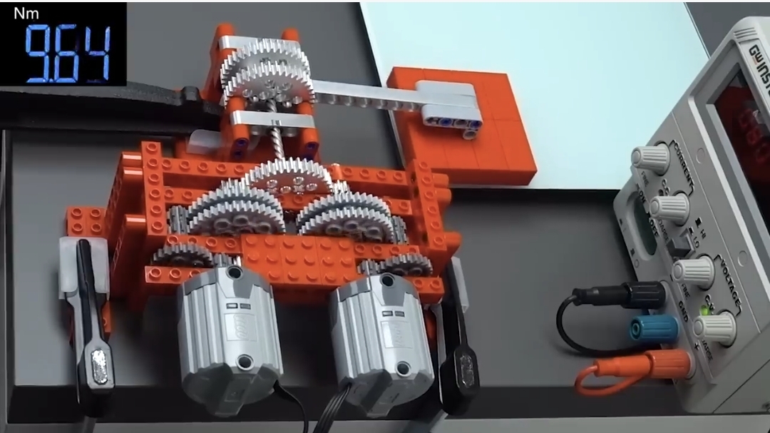 Тестирование осей, совместимых с Лего (максимальный крутящий момент, прочность, трение и т.д.).