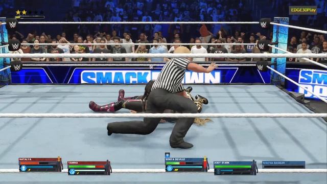 WWE2K24 TAMINA & NATALYA VS SONYA DEVILLE & ZOEY STARK W/ SHAYNA BASZLER