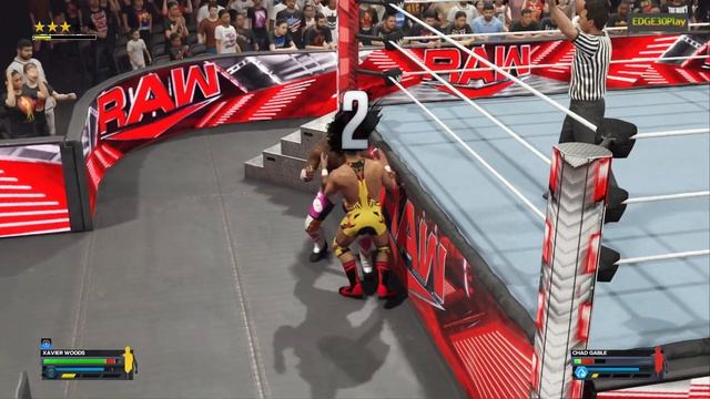 WWE2K24 XAVIER WOODS VS CHAD GABLE