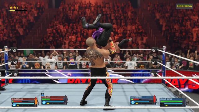 WWE2K24 THE JUDGMENT DAY (C) VS BARON CORBIN & APOLLO CREWS