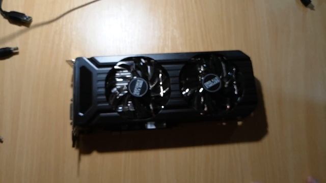 Palit GeForce GTX 1060 Dual 3GB GDDR5 NE51060015F9-1061D Распаковка.