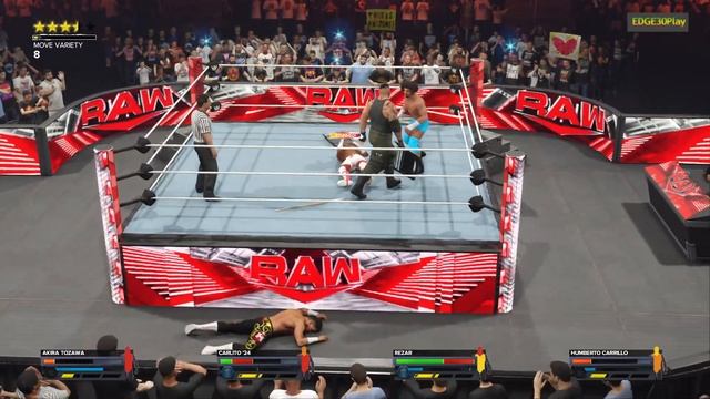WWE2K24 AKIRA TOZAWA VS CARLITO VS REZAR VS HUMBERTO CARRILLO