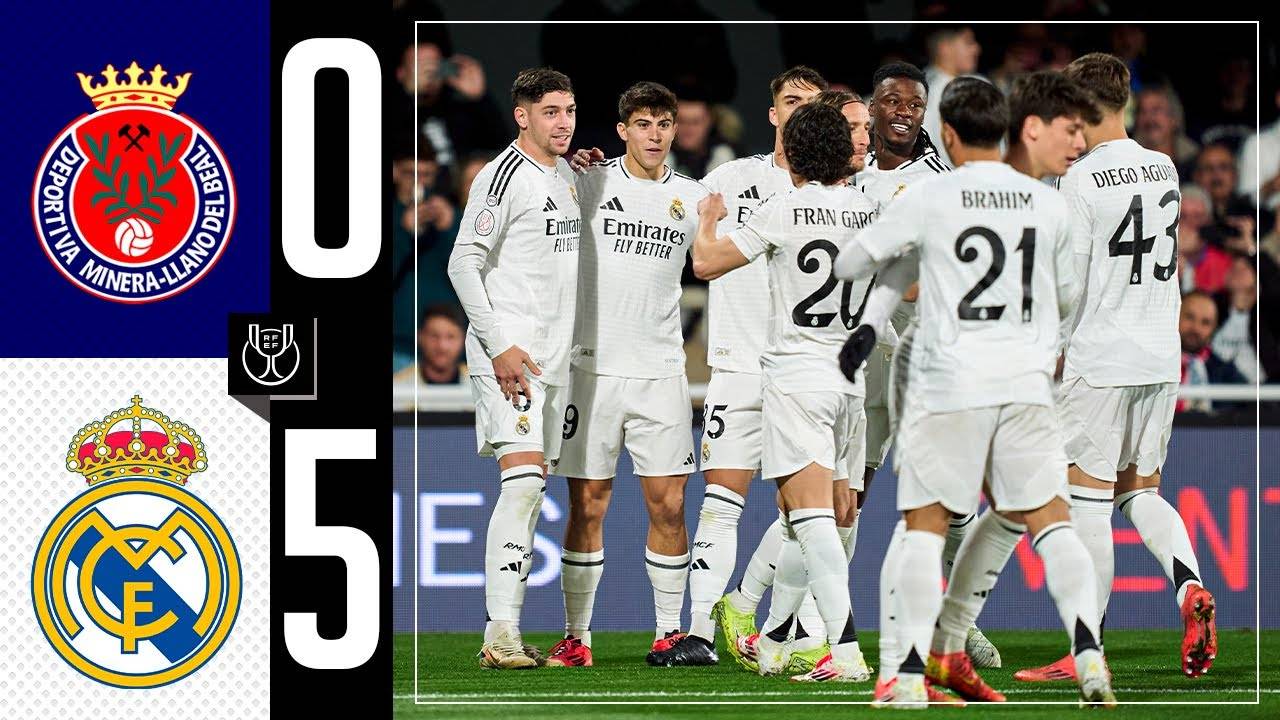 HIGHLIGHTS | Deportiva Minera | Real Madrid | Copa Del Rey 2024/25