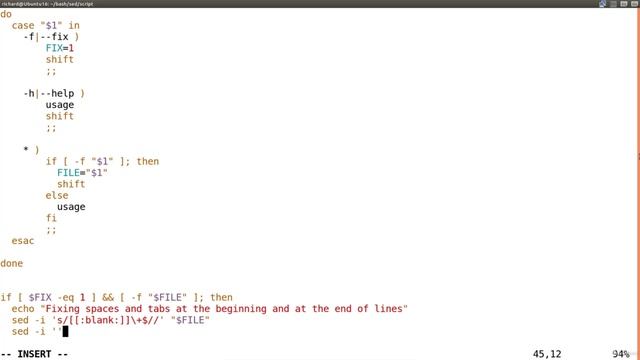 14. SED Script PART 2 - Fixing Spacetab Issues