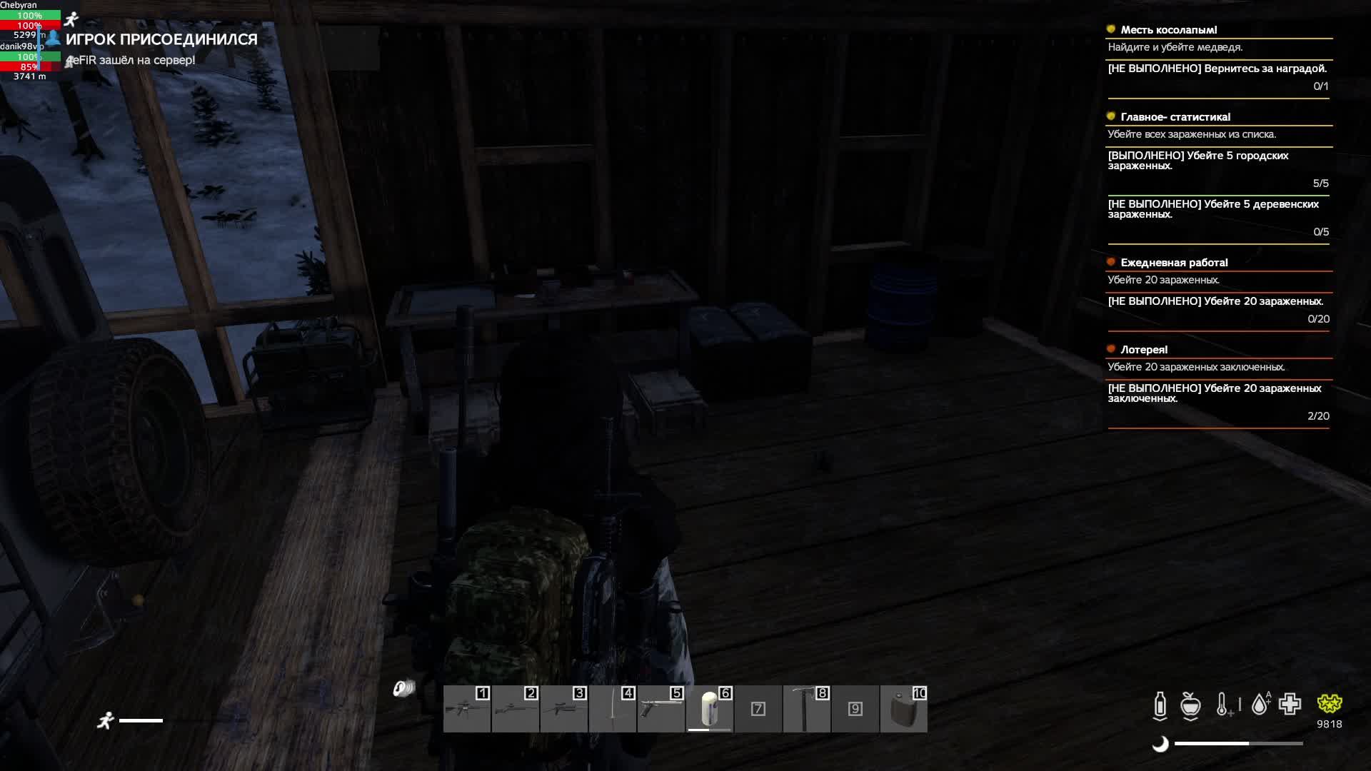 DayZ Amba PVE выживание кепкой Продолжение