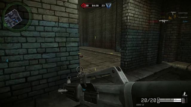 Warface: USAS-12 (Нагиб в ангаре)