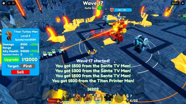 КТО СИЛЬНЕЕ??? КОСТИ ТИТАН Vs Индейка ТИТАН Vs ЦЕНТУРИОН в ТТД (Туалет Товер Дэффенс)