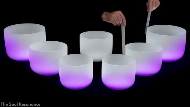 Crystal Bowls For Deep Sleep ☯️ Harmonize Your Energy 432 Hz