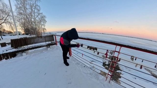 Insta360 X4. 30.12.2024.Красный ключ.216 Свадебных замкОв. г.Нижнекамск