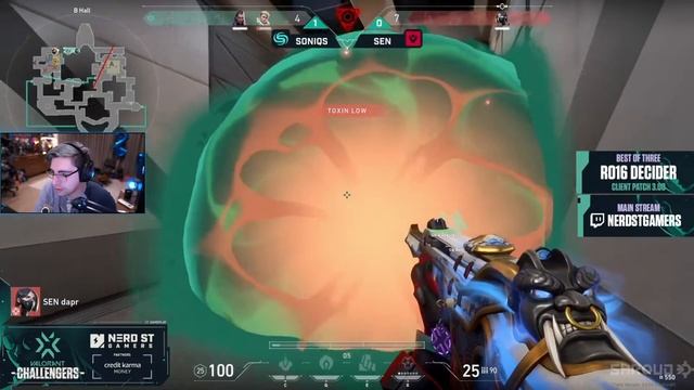 Sentinels Vs Soniqs: Dapr With The 500 IQ Viper Play Against Soniqs