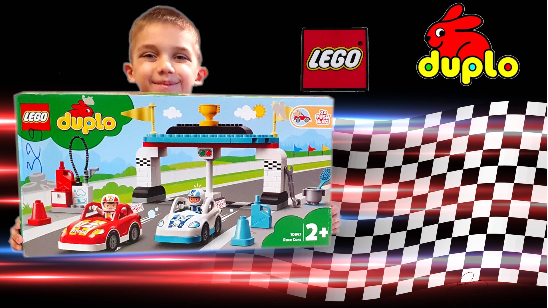 LEGO Duplo 10947 Race Cars/ Лего дупло гоночные машинки