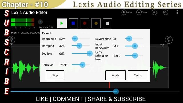 Lexis Audio Editing Series | Chapter - 10 | How To Use Reverb | Random Monu | 2020