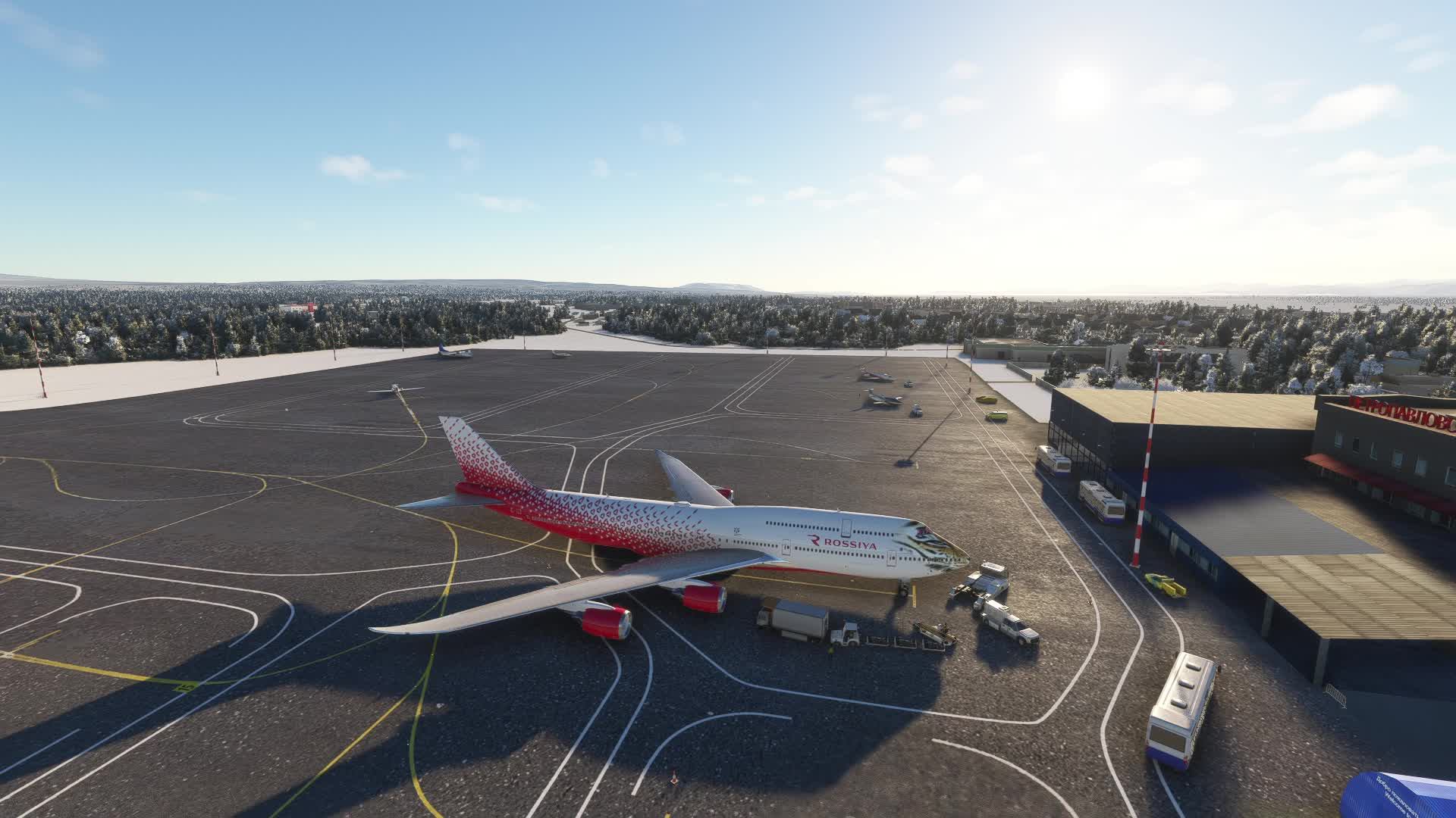 Полет на Боинге 747-800 с Камчатки в Сиэтл