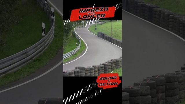 IMPREZA Vs LANCER #motorsport #subaru #mitsubishi #hillclimbracing #rallye