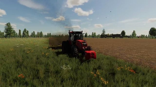 Дисковка целины расширяем участки.Farming Simulator 2022