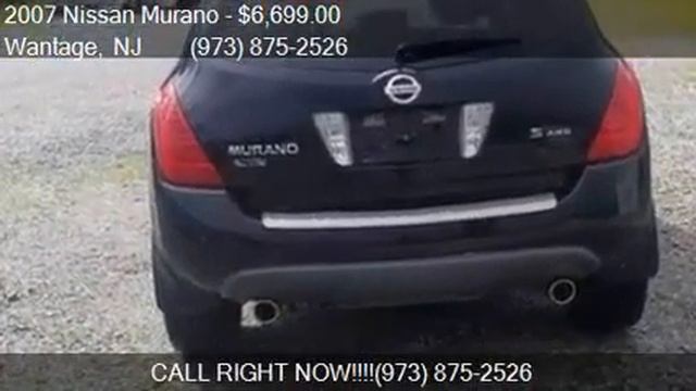2007 Nissan Murano SE AWD 4dr SUV For Sale In Wantage, NJ 07