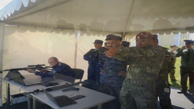 Демонстрация возможностей тренажеров SCATT на стрельбище