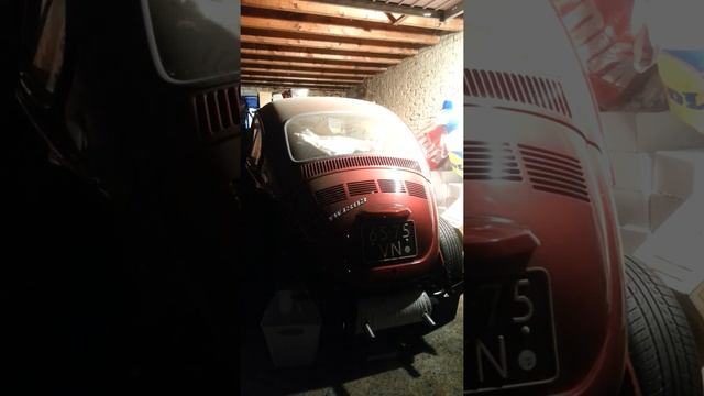 First Start Of The Subaru EJ Engine In The VW 1303 Super Bug