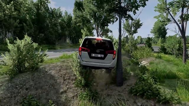 POV Mobil Ugal Karena Ingin Cepat Sampai Tujuan 😅😅 BeamNG Drive Indonesia