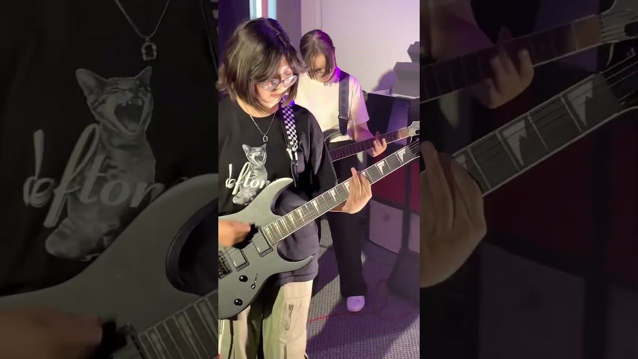Ученицы играют My Own Summer ⭐️ #урокигитары  #гитарамосква  #гитаралюберцы  #guitarplayers