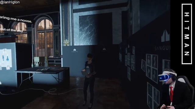 Let's Play Hitman VR Gameplay Part 1- PARIS/THE SHOWSTOPPER