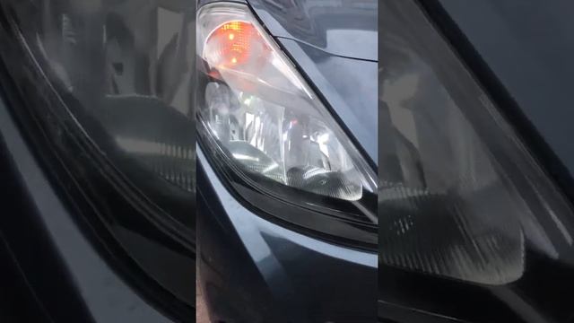 Clio2 far karartma led ampül ve Amerikan park montaj clio2