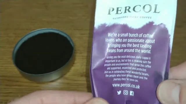 Percol Black & Beyond Ground Coffee Review.