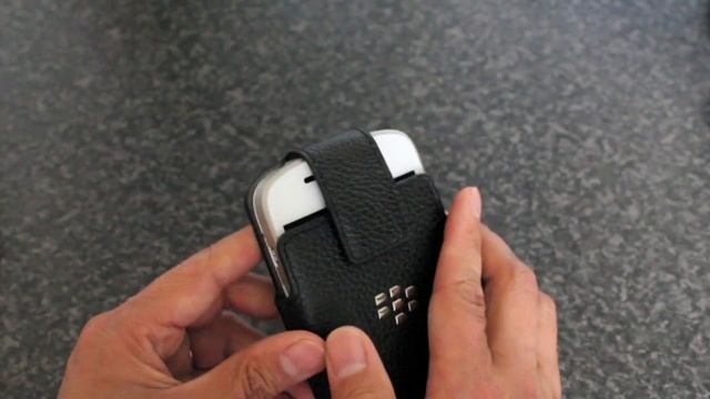 The Official Q10 BlackBerry Leather Holster