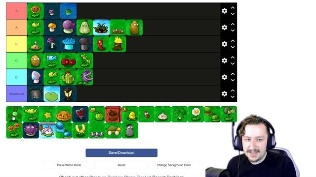 Plants Vs Zombies | Plant Tier List
