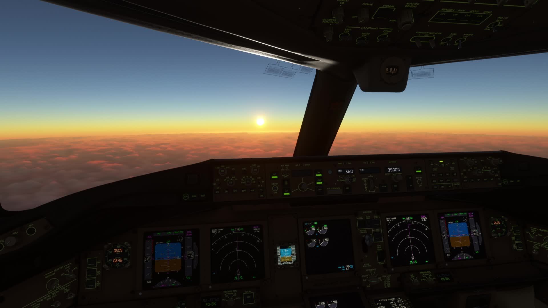 Продолжение полета на Боинге 777-300ER в Ставрополь из Амстердама