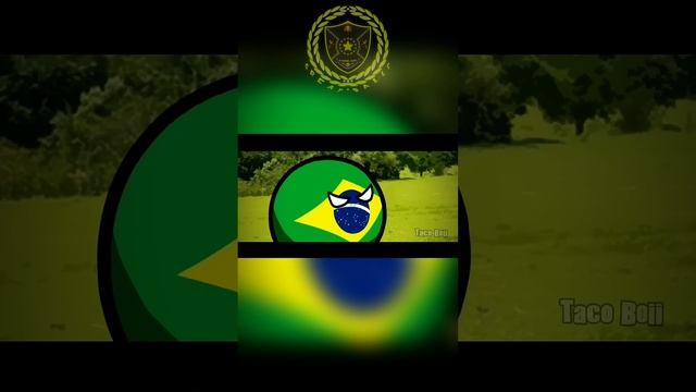 Come To Brazil (1) #countryballs #shorts #озвучка #рек #бразилия #brazil