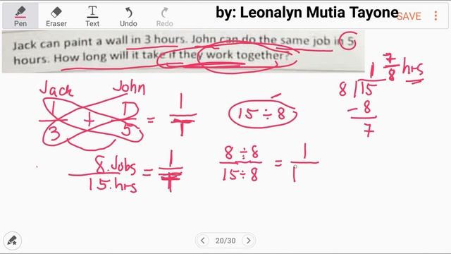 How Long Will It Take If They Work Together? [Work Job Speed Problem Inverse Proportion]