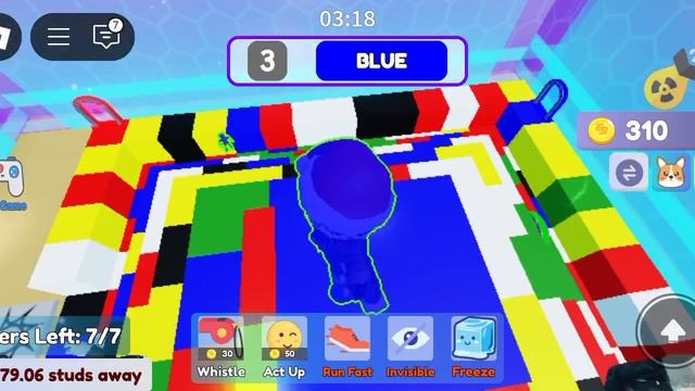 Прячемся по цветам от искателя