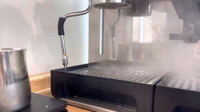 My First Latte Art On LELIT ANITA