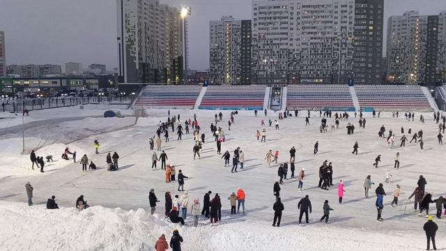 на катке в Оренбурге 19.01.25