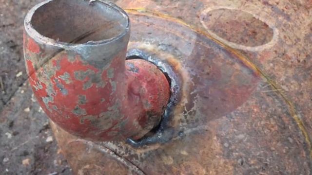 мангал  своими руками  из газового баллона