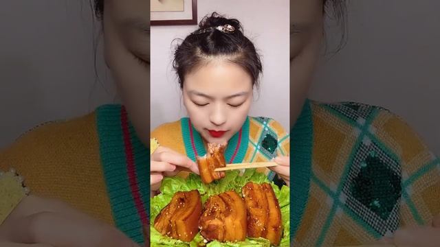 Eat Pork Ribs, Fatty Meat, Chicken Wings, Spicy Noodles, Pork Skin... # Video 115