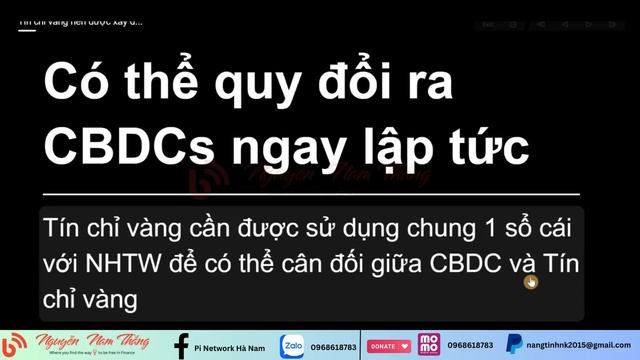 PODCAST 108: GÓC NHÌN MẠNG PI & STELLAR VỀ TÍN CHỈ VÀNG - CBDCs - TÀI SẢN SỐ - Blog Nguyễn Nam Thắn