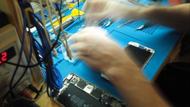 IPhone 6s Plus замена дисплейного модуля таймлапс