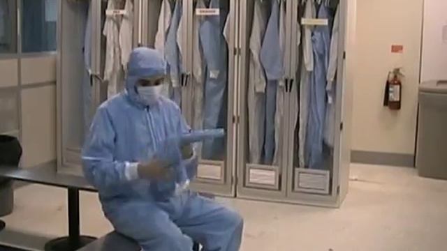 Подготовка к работе в чистом помещении (вариант 2)