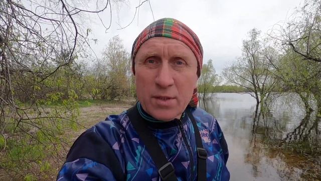 Учусь рыбачить, поездка на электровеле. Конец апреля 2023.