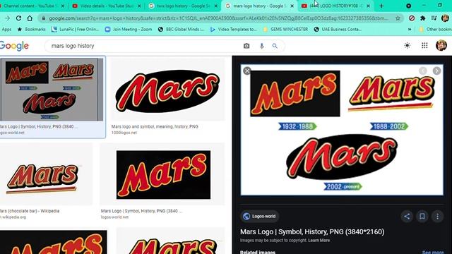 LOGO HISTORY 109# Mars