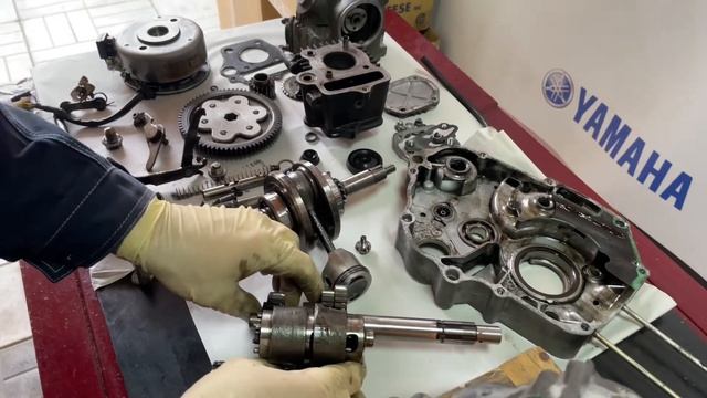 Honda Motra Ct50   дефектовка двигателя