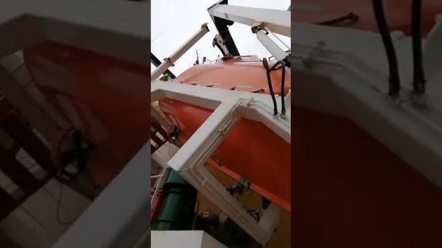 ТЕСТ. Freefall Lifeboat. Проверка спускового устройства  Видео от Анатолий Чиненный ХМК РП