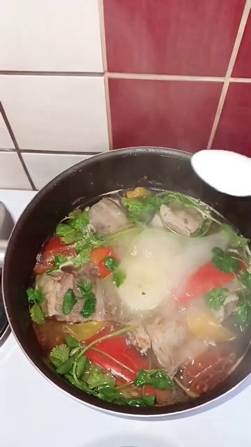 14 марта 2024 г.#мясо #перец #картошка #помидоры #хашлама #shorts